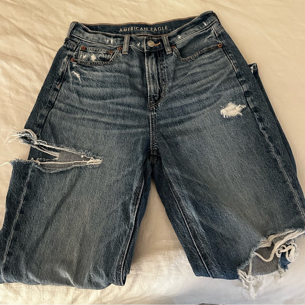 American Eagle ripped jeans